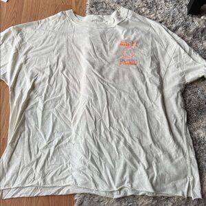 Aerie Cream Short Sleeve Tee